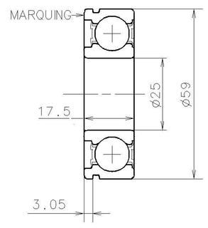 AB41376 ROLAMENTO DO EIXO PRIMARIO MARCA SNR AB41376YS04