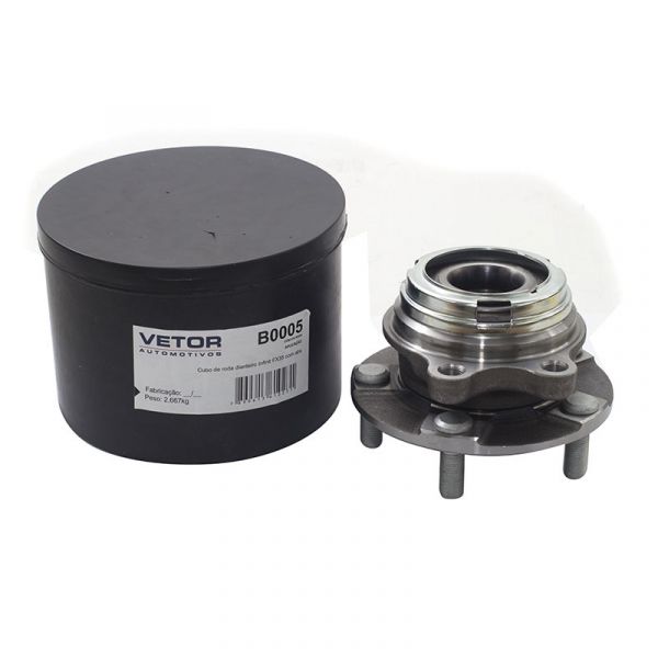 Cubo de Roda Dianteira NISSAN Quest 2004 até 2009, com ABS