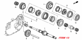 91004-PL3-A03 91004PL3A03 ROLAMENTO DE CAMBIO MARCA NTN